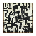 Ancestral I Diptych by Douglas Galloway - Walnut Floater