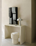 Elements Console | Varnished Microcement | Off White