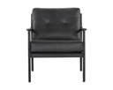 Gilmore Lounge Chair - Black - Black Leather