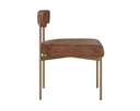Seneca Dining Chair - Antique Brass - Bravo Cognac