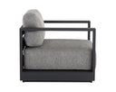Tavira Armchair - Charcoal - Lanikai Salt And Pepper