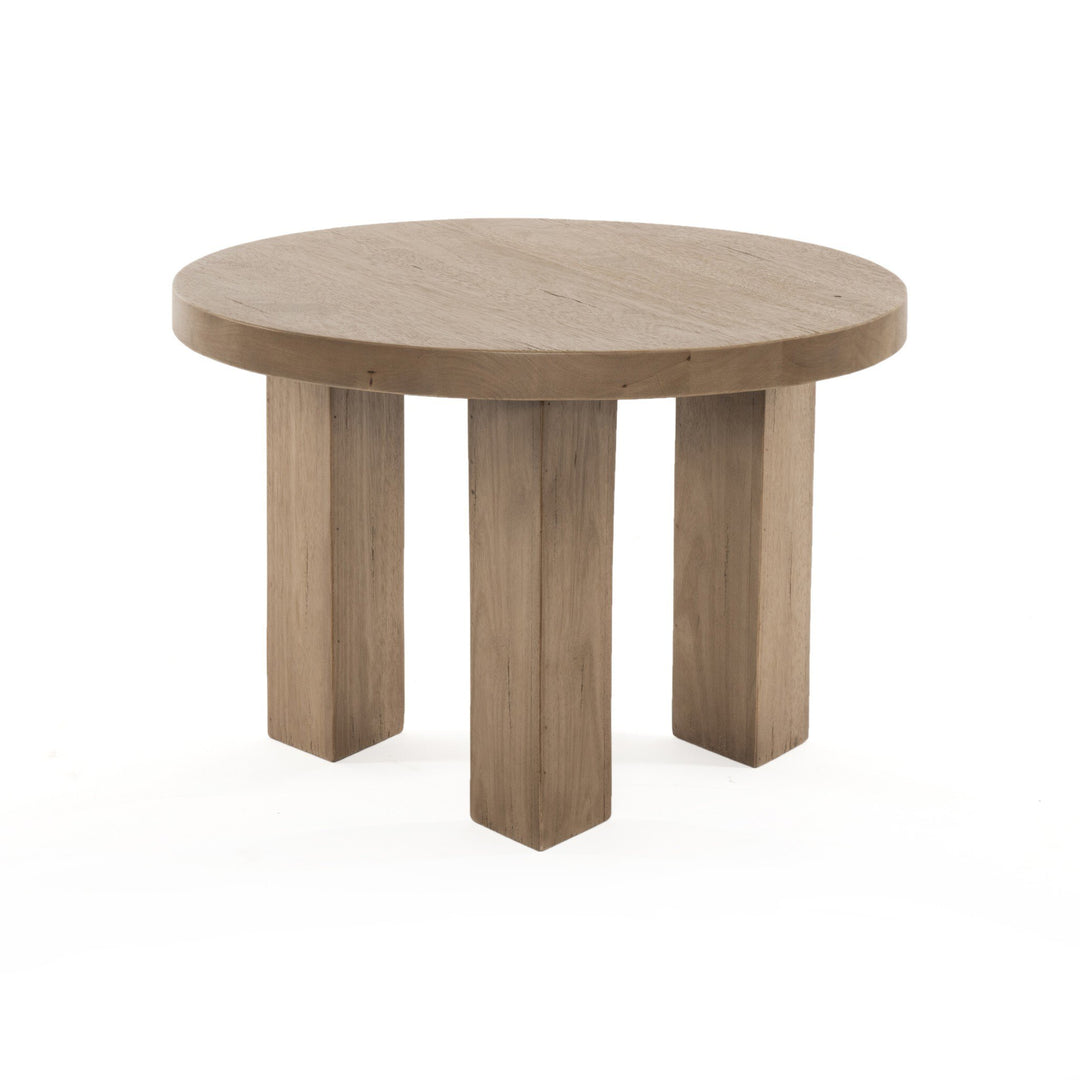 Marion End Table | Light Brushed Parawood