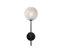 Izora Sconce - Black - Frosted