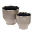 Oxford Pots S/2, Grey