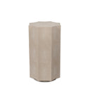 Marilyn Shagreen Side Table Small | Ivory Grey