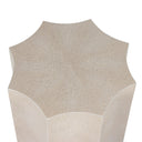 Marilyn Shagreen Side Table Small | Ivory Grey