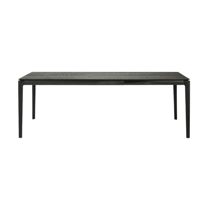 Bok Extendable Dining Table - Varnished Oak - Black