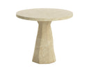 Kliff Bistro Table - Travertine Look - Natural