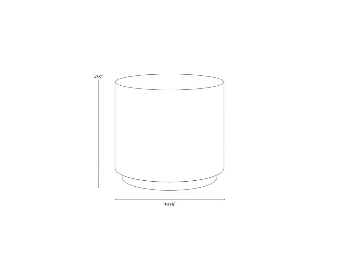 Rubin End Table - Black