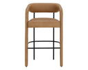 Mavia Barstool - Ludlow Sesame Leather