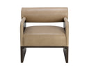 Coburn Lounge Chair - Dark Brown - Sahara Sand Leather