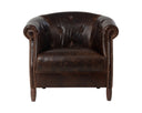 Marjorie Lounge Chair - Chocolate Leather