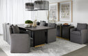 Kalla Dining Table - Rectangular - Charcoal - 96"