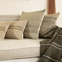 Stripes Shades of Olive Pillow