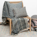 Tulsi Teal Coral Pillow