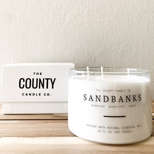 The County Candle Company | Sandbanks