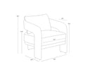 Pylos Lounge Chair - Black - Louis Cream