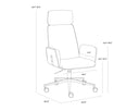 Kalev Office Chair - Chacha Cream