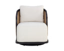 Bora Swivel Armchair - Louis Cream