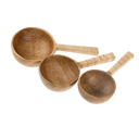 Wooden Scoops S/3