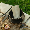 Stripe Resist Napkins S/4