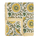 Botanique Block Print Tablecloth Green