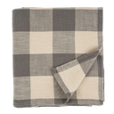 Salinas Gingham Tablecloth, Grey