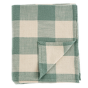 Salinas Gingham Tablecloth Turquoise