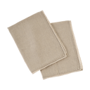 Eliza Lace Linen Tea Towels S/2