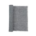Lina Linen Runner, Steel Grey