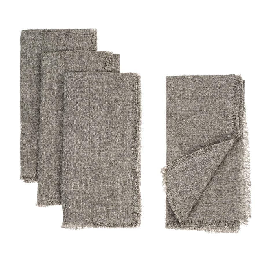 Linen Napkins | Warm Grey