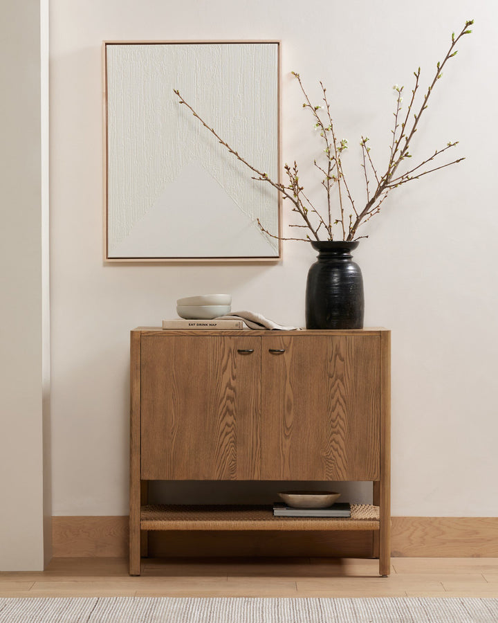 Zaria Small Cabinet- Dune Ash