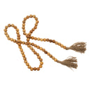 Jute & Wood Bead Garland Natural