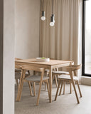 Bok Extendable Dining Table | Oak | Rectangular | 71"|110" X 39"