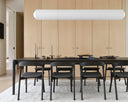 Bok Extendable Dining Table | Varnished Oak | Brown | Rectangular | 55"|87" X 35"
