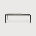 Bok Extendable Dining Table | Varnished Oak | Black | Rectangular | 63"|94" X 35"