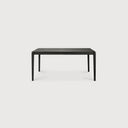 Bok Extendable Dining Table | Varnished Oak | Black | Rectangular | 63"|94" X 35"