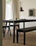 Bok Bench | Varnished Oak | Brown | 57" X 14"