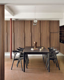 Bok Dining Table | Varnished Oak | Brown | Rectangular | 55" X 31"