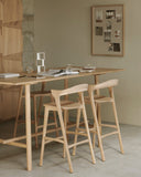 Bok Bar Stool | Varnished Oak