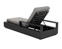 Tavira Lounger - Charcoal - Lanikai Salt And Pepper