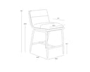 Abilene Counter Stool - Polo Club Muslin