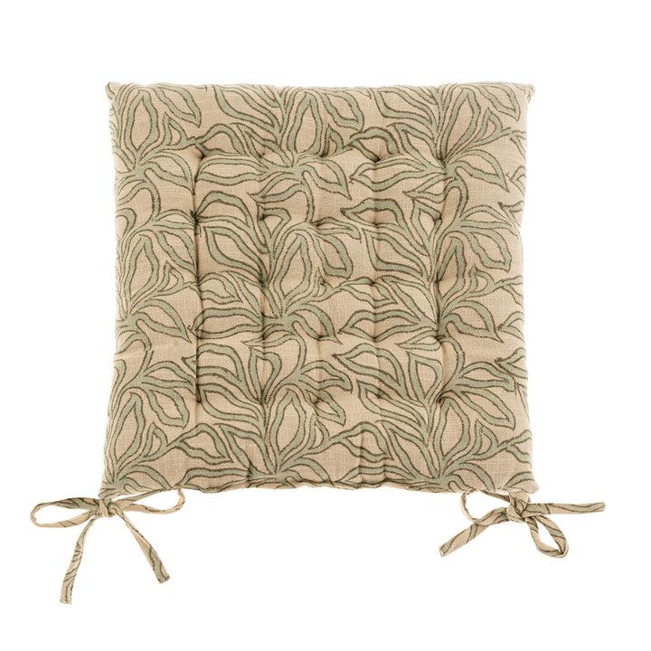 Nori Block Print Chair Pad
