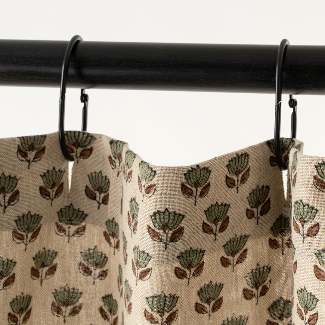 Monisha Block Print Shower Curtain