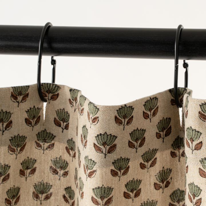 Monisha Block Print Shower Curtain