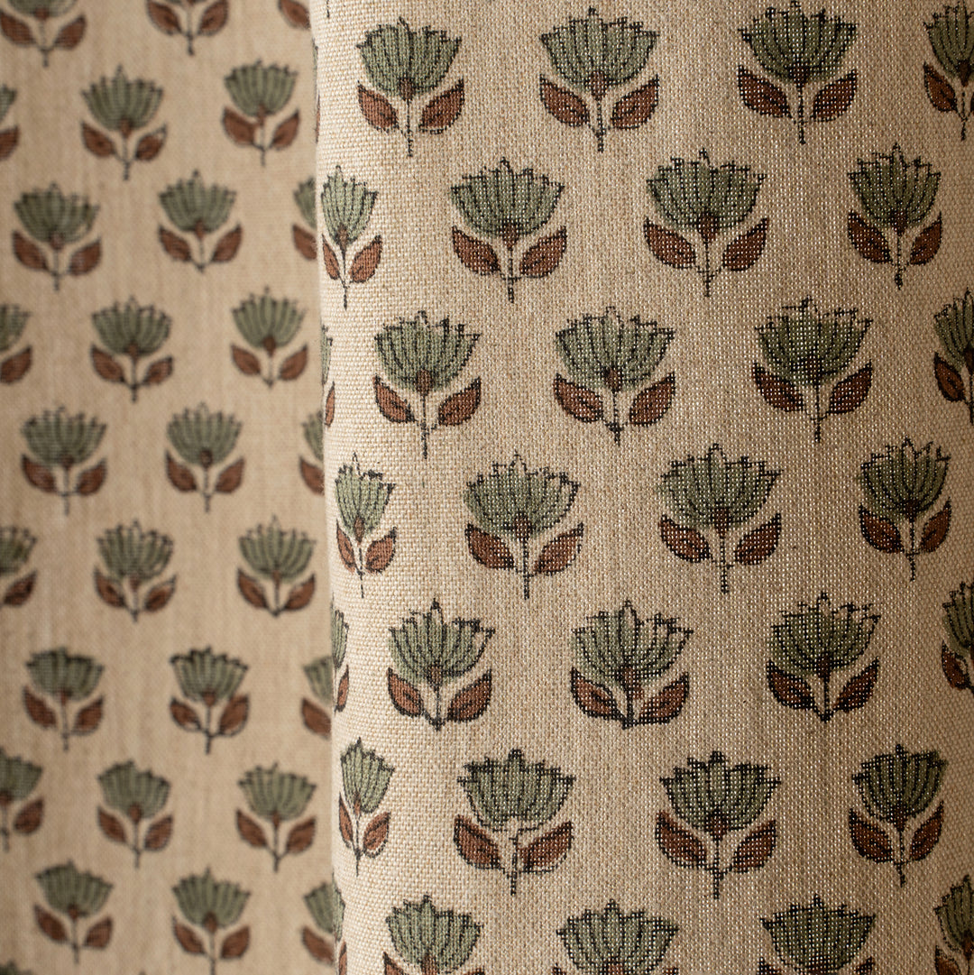 Monisha Block Print Shower Curtain