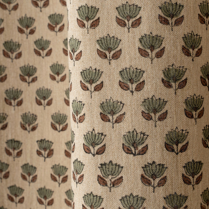 Monisha Block Print Shower Curtain