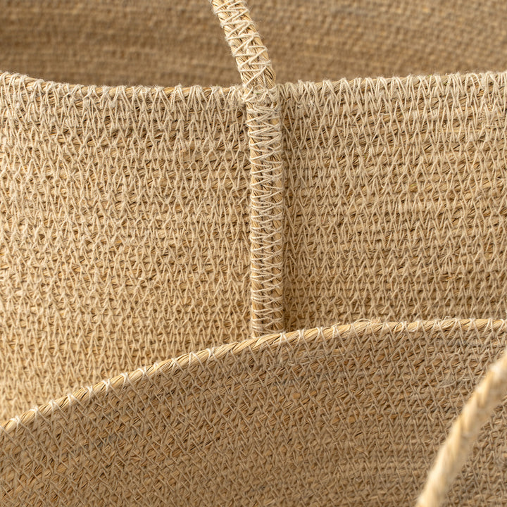 Natural Seagrass Baskets Set
