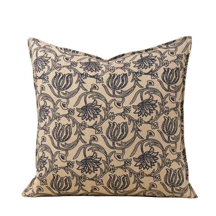 Lotus Linen Pillow