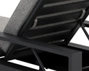 Tavira Lounger - Charcoal - Lanikai Salt And Pepper